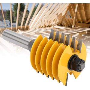 Vinger Gezamenlijke Router Bit 1/2 Inch Schacht - Houtbewerking Frees Boor Router Montage Met Lager Voor Deuren Tafels
