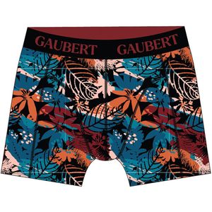 6 stuks GAUBERT® Heren Katoenen Boxershorts | premium herenondergoed | maten M - XXL | Thema: Tropical Leaves