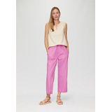 s.Oliver - 7/8 Culotte - Katoenen Broek - Hoge Taille