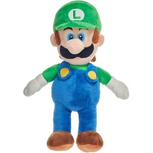 Luigi – Super Mario Pluche Knuffel 35 cm {Nintendo Plush Toy | Speelgoed knuffelpop voor kinderen jongens meisjes | Mario, Luigi, Toad, Donkey Kong, Yoshi, Bowser, Peach}
