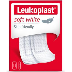 Leukoplast Pleisters Zacht Wit - 4 x 20 stuks - Voordeelverpakking