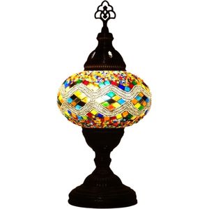 Oosterse mozaïek tafellamp (Turkse lamp) ø 13 cm