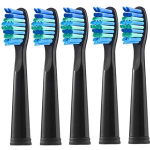 Vervangende tandenborstelkoppen medium zachte borstelharen voor 507 508 515 551 917 D7 D8 959 zwart 5 stuks