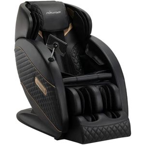 Sakura® Massagestoel - 2025 model - Rugmassage en Nekmassage - Voetmassage - Zero Gravity Modus - LCD Scherm - Speakers - Luxe massagestoel - Standard - Zwart