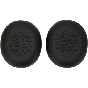 Hoofdtelefoonkussens van professioneel eiwitleer en spons voor hoofdtelefoons - comfortabel reserveoorkussen | Geschikt voor Jabra Elite 45h en Evolve2 65 MS UC | Hoofdtelefoon accessoires