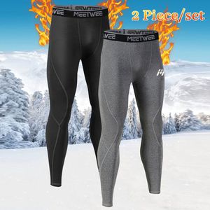 VIMOSE 2 Thermobroek - Underwear - Heren Thermolegging -Thermo Leggings-Zwart/Grijs-L