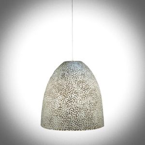 Trendy Design Hanglamp woonkamer white capiz parelmoer schelp doorsnee 45 cm