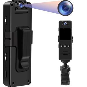 Bodycam - Action Cam - Bewegingsdetectie - 180º Draaibare Lens - Bodycam Politie - Spycam - Full HD - Zwart
