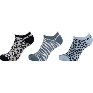 iN ControL 3pack sneakersocks ANIMAL blue 35/38