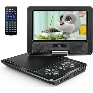 Equivera Draagbare DVD Speler Auto - DVD Speler - Voor Kinderen en Volwassenen - Handig voor Onderweg