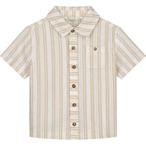 Kids Gallery baby blouse - Jongens - Bisquit - Maat 68