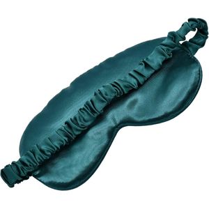 Go Go Gadget - Slaapmasker - Oogmasker - Verduisterend - Zacht - Satijn - Glanzend - Donkergroen