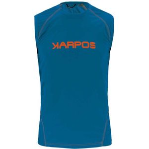 Karpos Fast Tank Mouwloos T-shirt Blauw S Man