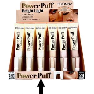 D'Donna - Vloeibare Highlighter - Highlighter - Power Puff - Spons applicator - Make-up - Glow - Glitter - Waterproof - Long Lasting - Beige - Nummer 3