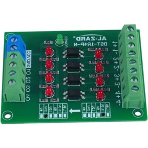 Isolatieplaat 4-kanaals 33 V naar 24 V Optokoppelaar-Isolator SPS-signaalomvormplaat PLC Signaal Converter Board