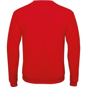 Sweatshirt Unisex XL B&C Ronde hals Lange mouw Red 50% Katoen, 50% Polyester