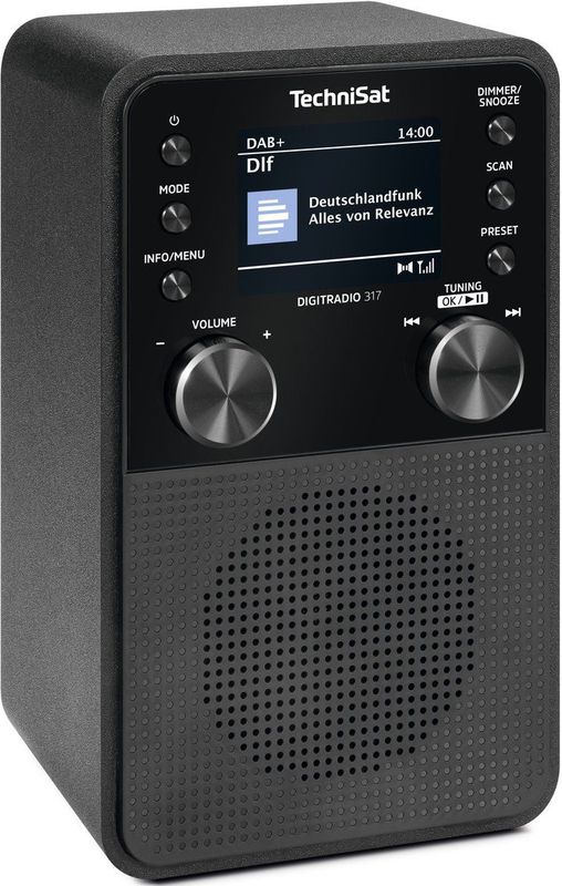 TechniSat - DIGITRADIO 317 - DAB+ Radio - Zwart - Bluetooth