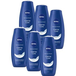 NIVEA Creme Care Douchecrème - Hydrateert - Voordeelverpakking 6 x 500 ml