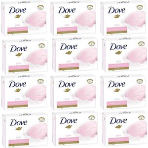 Dove Zeep - Pink 4x90gr - 12 stuks - Voordeelverpakking - Handzeep