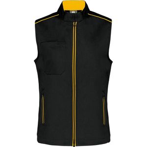 WK. Designed To Work Damesgilet Day To Day WK6149 - Black / Yellow - 3XL