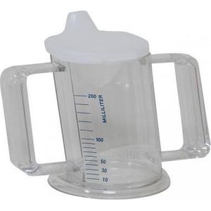 Comforthulpmiddelen HandyCup met deksel - Institution 12 stuks