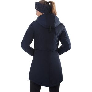 QHP - Lange Winterjas Linde Waterproof - Navy - Maat 42