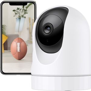 Hondencamera - Huisdiercamera - Babyfoon met Camera en App - Baby Monitor - Full HD - Wit