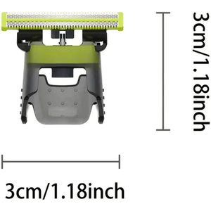 Set van 5 Vervangmesjes voor Philips OneBlade QP2520/QP2630 - Geschikt voor Alle Philips OneBlade Modellen - Waterbestendige en Langdurige Scheerkoppen