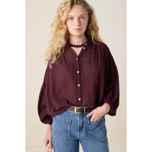 Sissy-Boy - Oversized Blouse - Donkerbruin