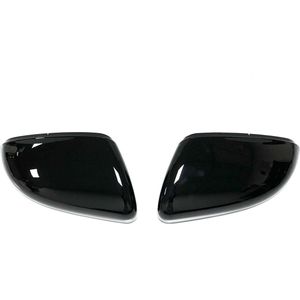 Hoogglans zwarte spiegelkappen geschikt voor Volkswagen Golf 6 Spiegel mirror kap cover zwart