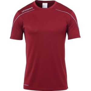 Uhlsport Stream 22 Shirt Korte Mouw Heren - Bordeaux / Hemelsblauw | Maat: M