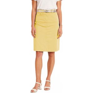 5-pocket midi-lengte trapeze rok