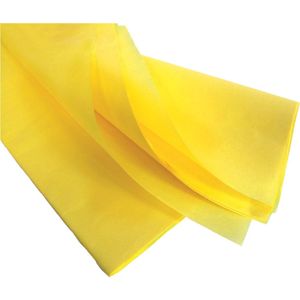 Geel Vloeipapier \ zijdepapier – 17 grams, Diverse Afmetingen, Watervast | B4 25x36 cm 96 vellen