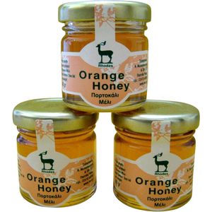 Melissokomiki Dodecanesse small lux jar Natural Greek Orange Honey 40gr | Honing Sinaasappel