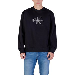 Calvin Klein - Sweatshirt - Mosterd/Zwart/Wit - Lange Mouw