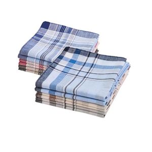 Zakdoeken heren - Katoenen zakdoeken - Herbruikbare zakdoeken voor volwassenen - In 3 kleuren - 40 x 40 cm - Set van 12
