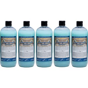 Showerscrub Hamam 1 liter - set van 5 stuks - verfrissende scrubgel - exfoliërende bodyscrub