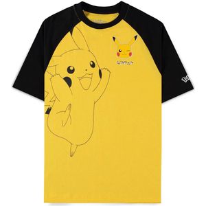 Pokémon - Oversized T-shirt - Geel - Pikachu - Voor Mannen