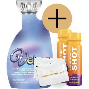 Devoted Creations - Velour + 2 Your Sun Shots + 2 Verfrissingsdoekjes