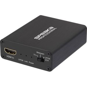 SpeaKa Professional Audio Extractor SP-AE-H/TC-04v2 [HDMI - HDMI, Toslink, Jackplug, Cinch] 3840 x 2160 Pixel