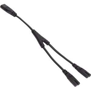 Power Y-splitterkabel 30-Cm Mannelijk Naar 2 X Vrouwelijk - AC-stroomkabel voor Luidspreker LCD-monitor - Printer Digitale Camera Bureaulamp .