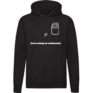 Eerste werkdag als Scheidsrechter Hoodie | Scheids | Voetbal | Hockey | Voetbalscheidsrechter | Fluitje | Kaarten | Trui | Unisex model