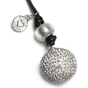 Basic Bling Kristal | Zwangerschapsketting | Proud MaMa | Babybel Bola | Cadeau zwangerschap | Nikkelvrij