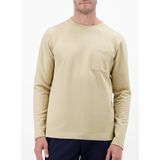 Lerros - Longsleeve - FOAM WHITE - Met Ronde Hals en Borstzak