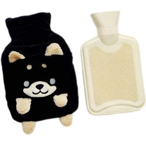 Unyqoos® Warmwaterkruik met zachte hoes en rubberen binnenkant voor comfort