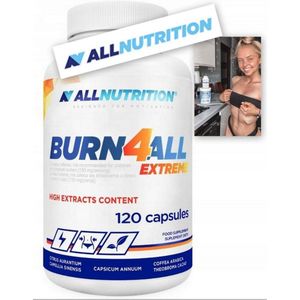 ALLNUTRITION | Burn4all Extreme | 120 Capsules | Energy | Metabolism | Fatburner | 120 capsules