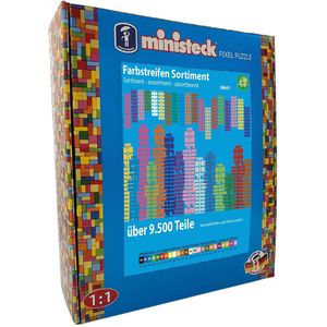 Ministeck Ministeck Colorstripes Assortment XXL - XXL Box - 9500pcs