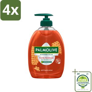 Palmolive - Hygiëne - Handzeep - Antibacterieel & Fris - 500 ml - Voordeelverpakking - 4 stuks - Antibacteriële handzeep - Vloeibare handzeep