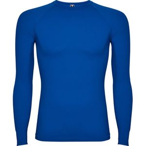 3 Pack Kobalt Blauw thermisch sportshirt met raglanmouwen naadloos model Prime maat M-L