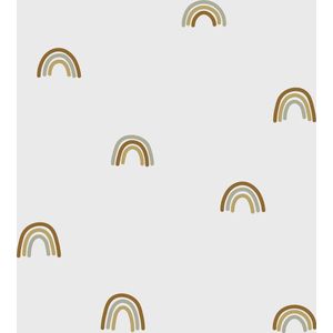 Little Dutch Vintage Little Rainbows Behang Kinderkamer - Regenboog - 10mx52cm - Multi